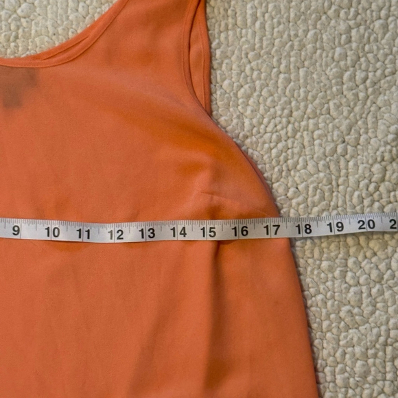 Mossimo Peach Tank Top Split Back Size Medium - Picture 14 of 15